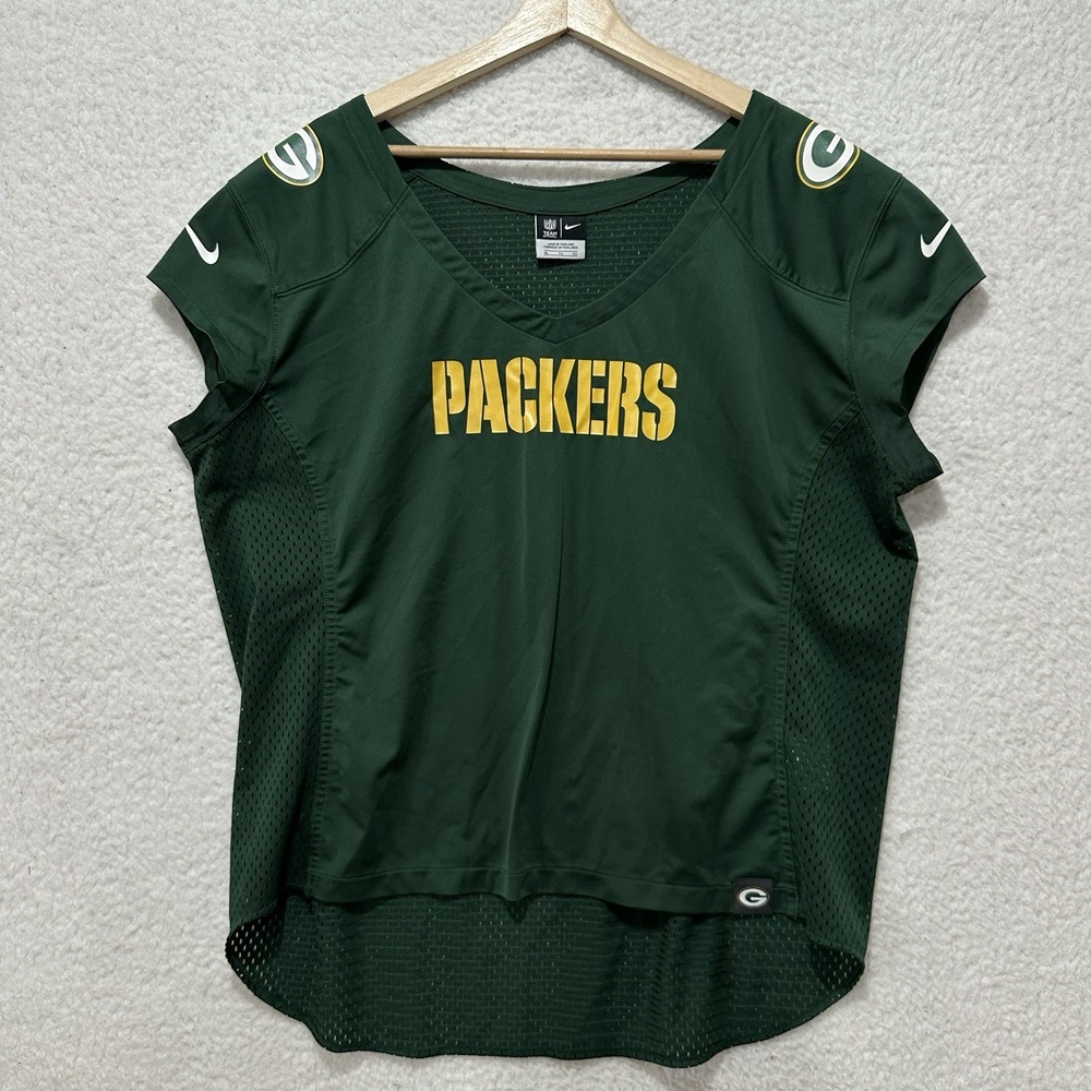 Nike Team Apparel Jersey Green Bay Packers Practice Type NFL Mesh‎ Size XL